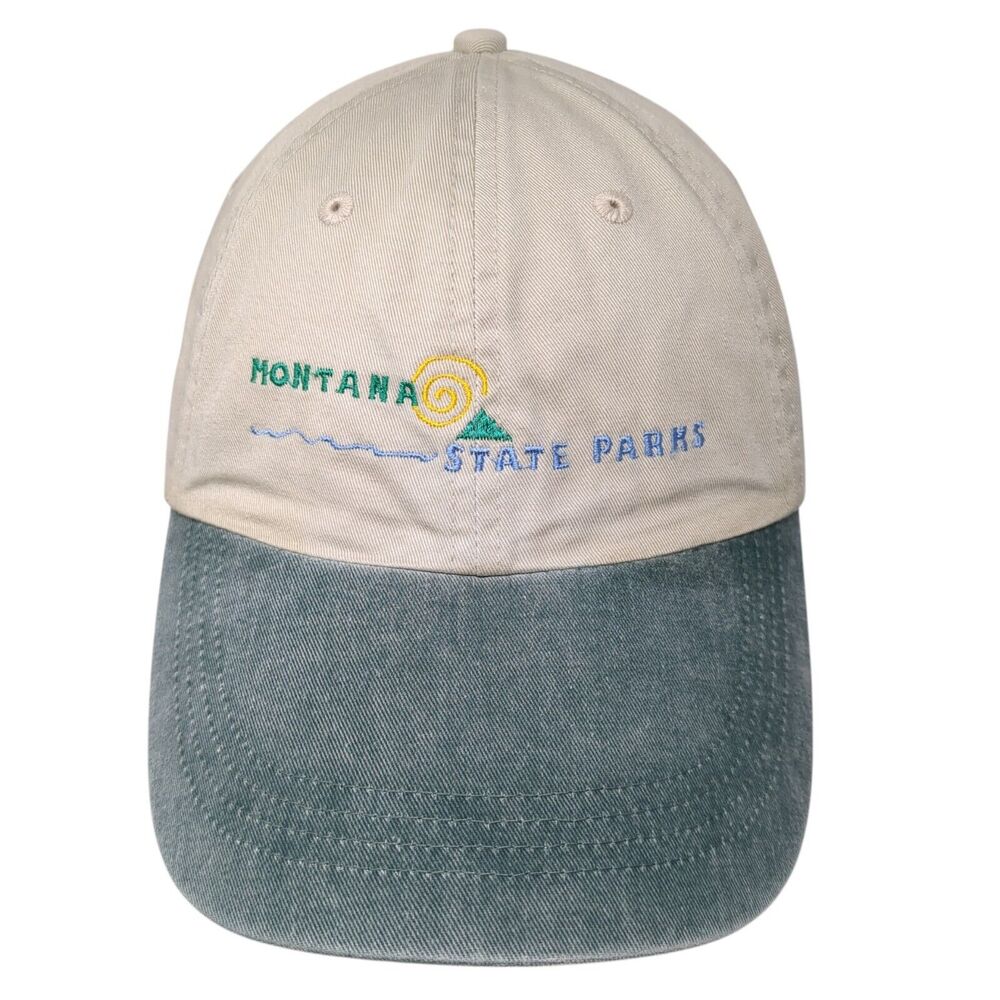Montana State Parks Slideback Hat Multicolor OS Adjustable Embroidered Anvil